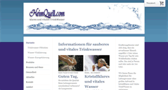 Desktop Screenshot of heimquell.com