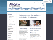 Tablet Screenshot of heimquell.com